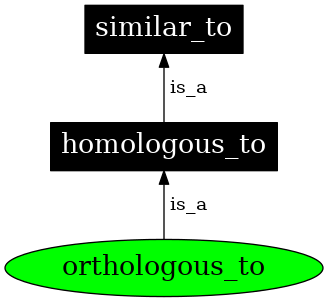 Graph image for orthologous_to